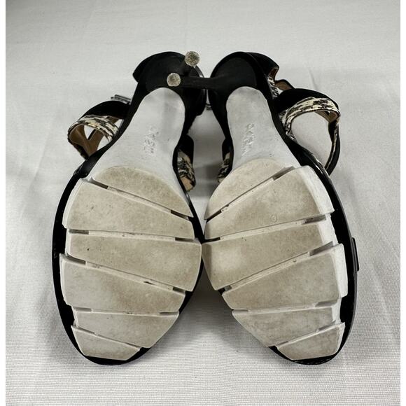 L.A.M.B Open Toe Platform Leather High Heel Stiletto Sz6M Stunning Gorgeous - Picture 11 of 12